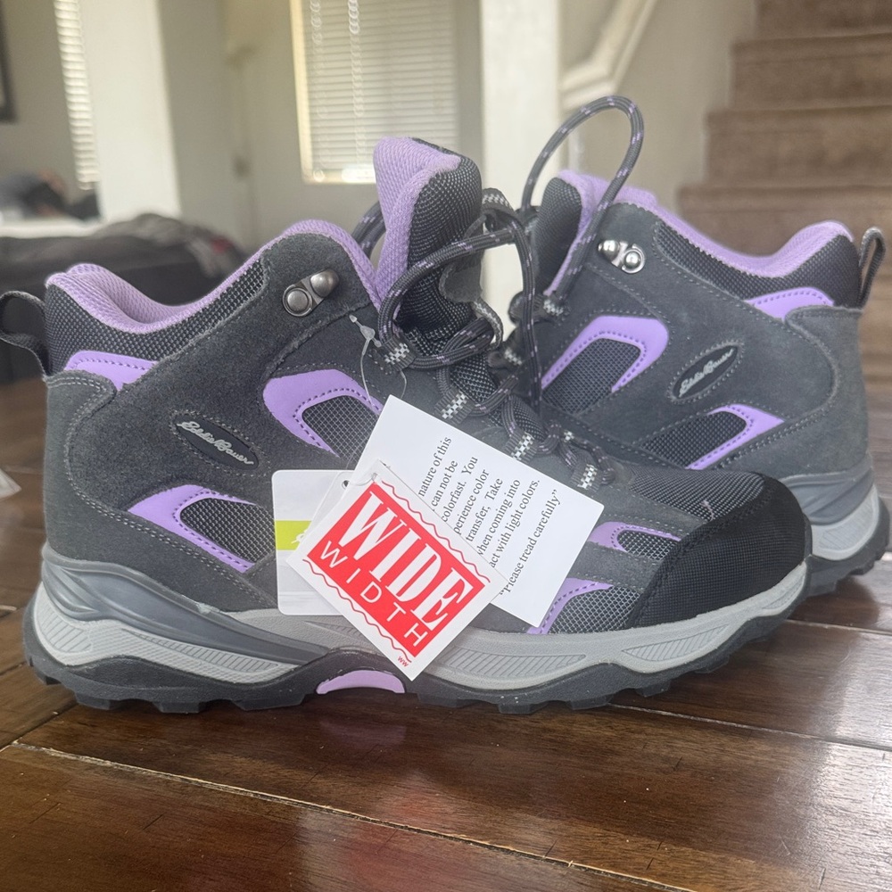 Eddie Bauer Women's Athletic Shoes - Gray and Lavender
